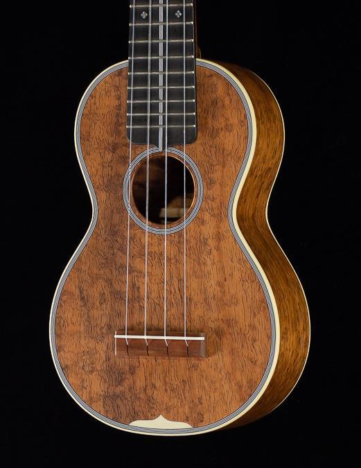 Martin Custom Shop SND, Soprano Uke, Blistered Koa