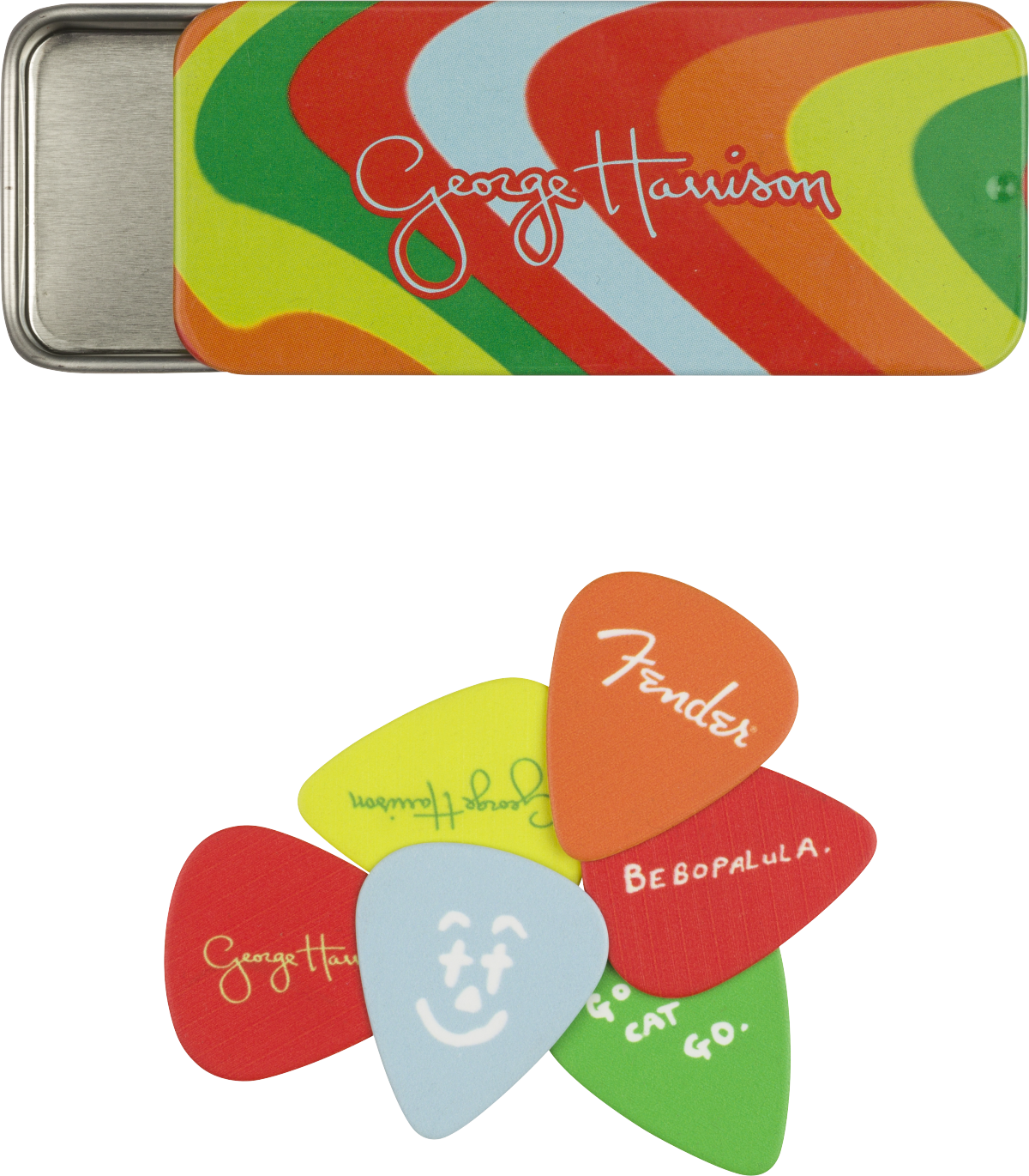 Fender George Harrison Rocky Pick Tin, Medium (6)