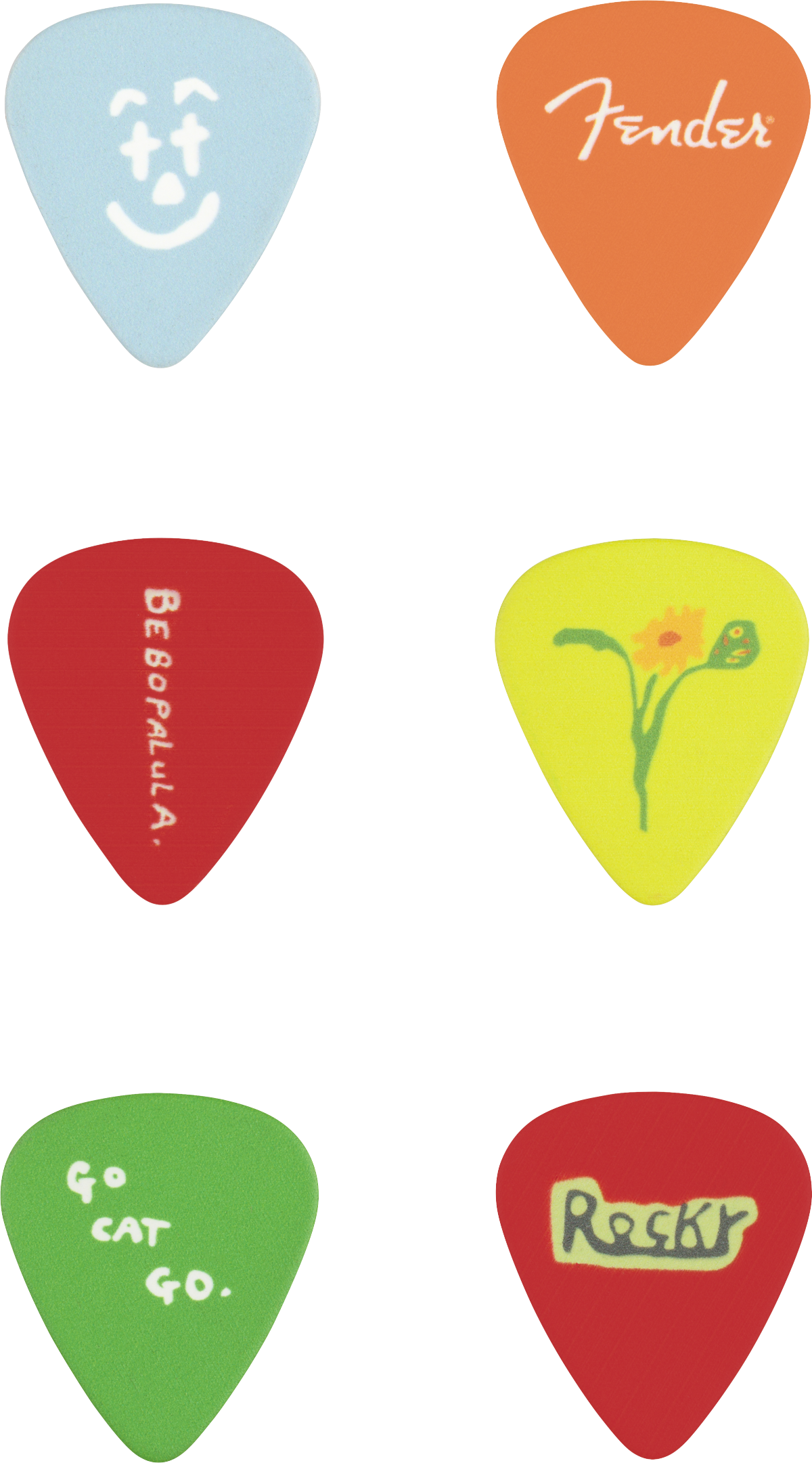 Fender George Harrison Rocky Pick Tin, Medium (6)