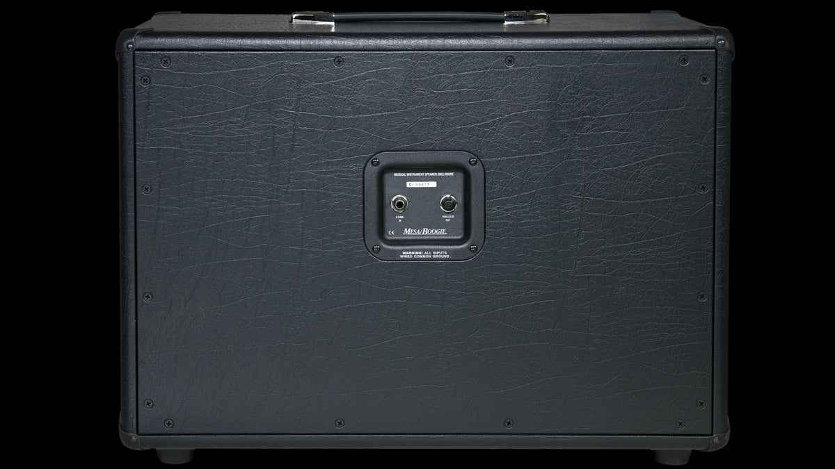 Mesa Boogie 112 Guitar Cabinet, Widebody, Closed Back, Black