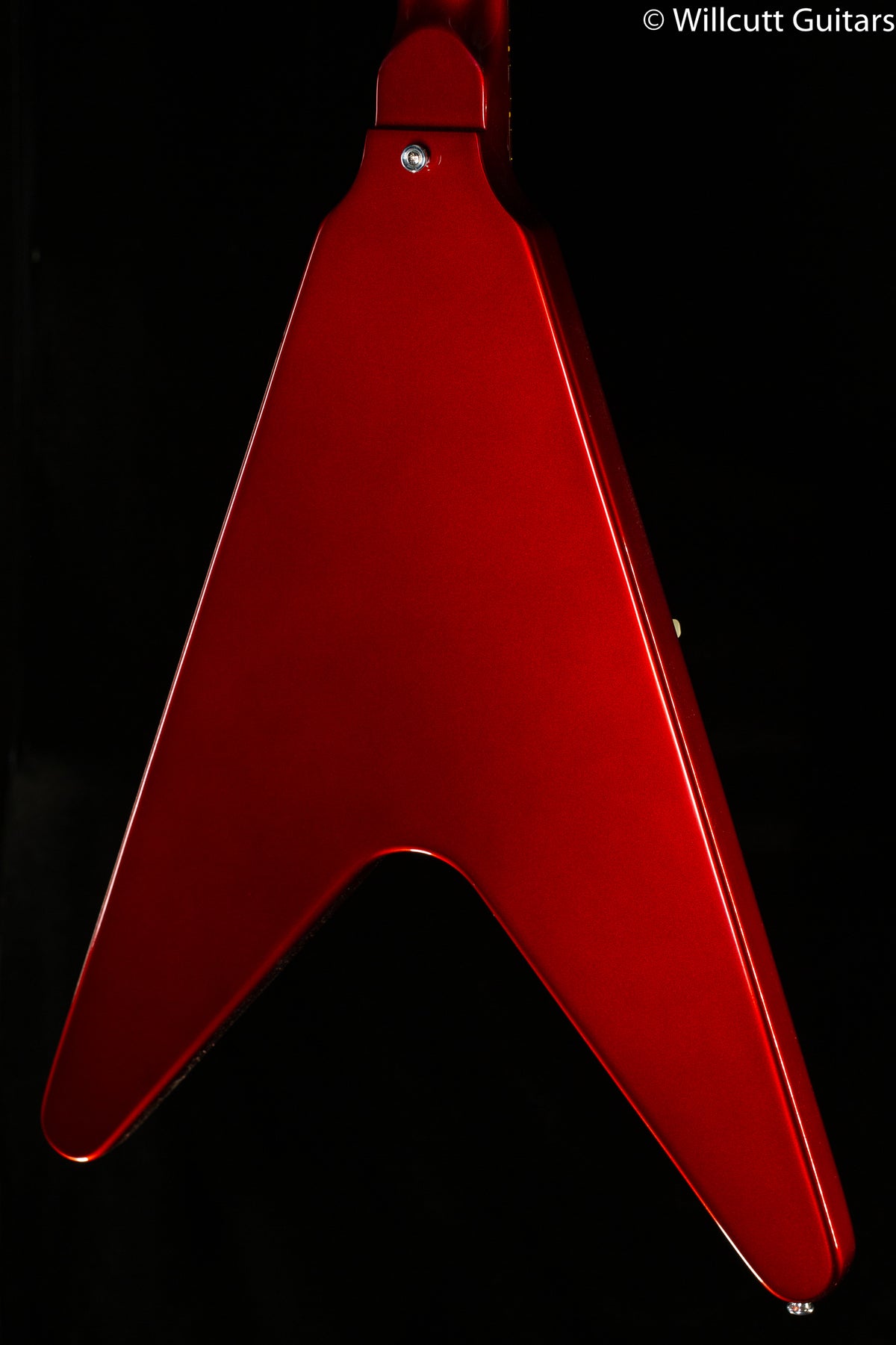 Gibson Custom Shop 1967 Mahogany Flying V Reissue w/ Maestro Vibrola Gloss Sparkling Burgundy (037)