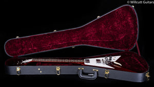 Gibson Custom Shop 1967 Mahogany Flying V Reissue w/ Maestro Vibrola Gloss Sparkling Burgundy (037)
