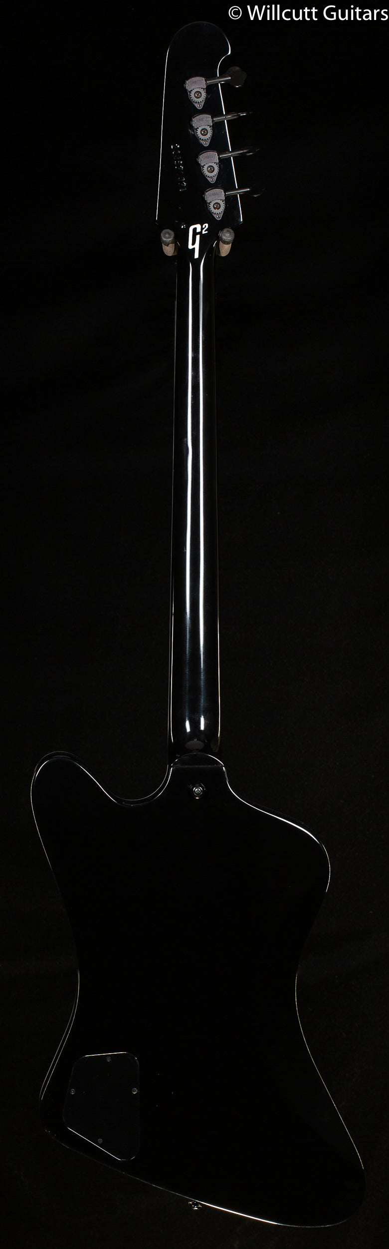 Gibson Gene Simmons G2 Thunderbird Ebony Mirror Bass Guitar (021)