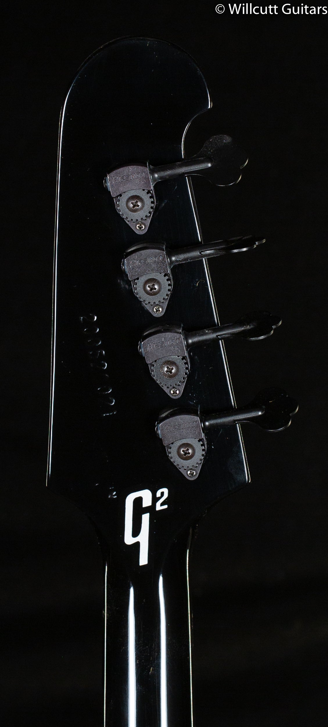 Gibson Gene Simmons G2 Thunderbird Ebony Mirror Bass Guitar (021)