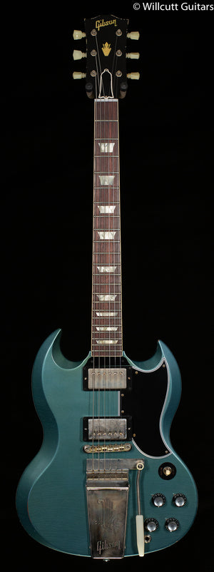 Gibson Custom Shop 1964 SG Standard Reissue w/ Maestro Vibrola Antique Pelham Blue - Light Aged NH
