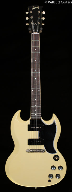 Gibson Custom Shop 1963 SG Special Murphy Lab Ultra Light Aged Classic White (413)