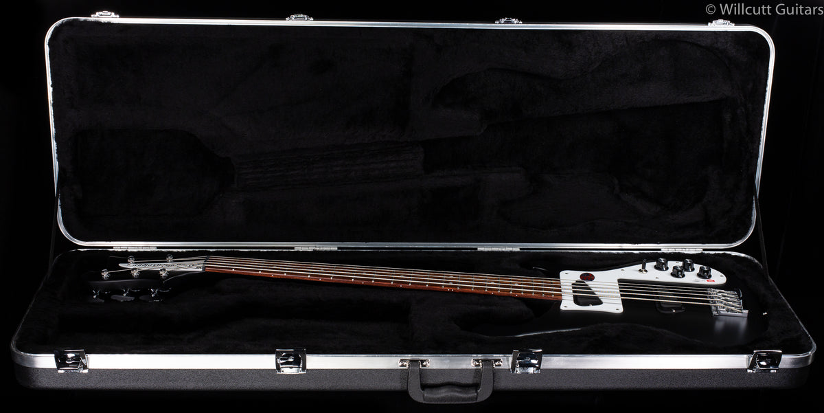 Rickenbacker 4003S/5 5 String Matte Black Bass Guitar
