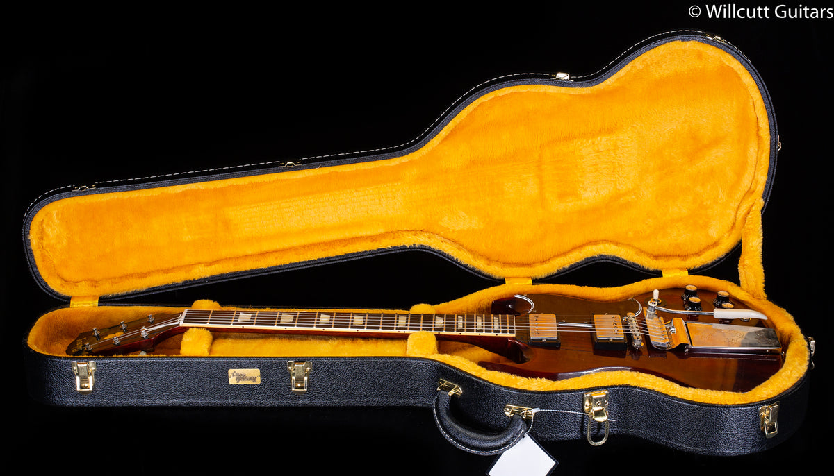 Gibson Custom Shop 1964 SG Standard Reissue Maestro Ultra Light Aged Cherry Red (494)