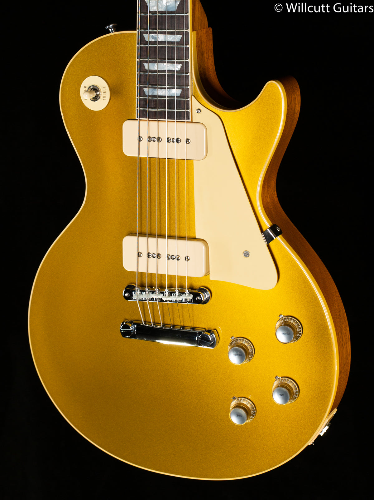 Gibson Custom Shop 1968 Les Paul Standard Goldtop Reissue Gloss 60s Gold (698)