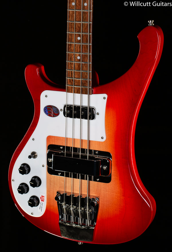 Rickenbacker リッケンバッカー 4003 Fireglo lefty Rickenbacker 4003S Fireglo Lefty Bass Guitar - Willcutt Guitars