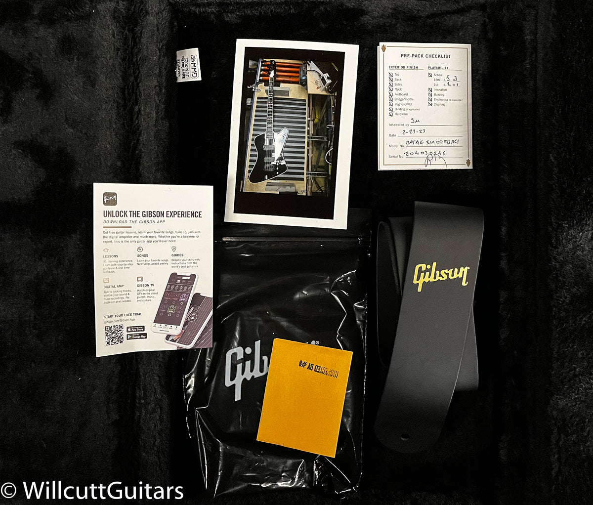 Gibson Gene Simmons G2 Thunderbird Ebony Mirror (246)