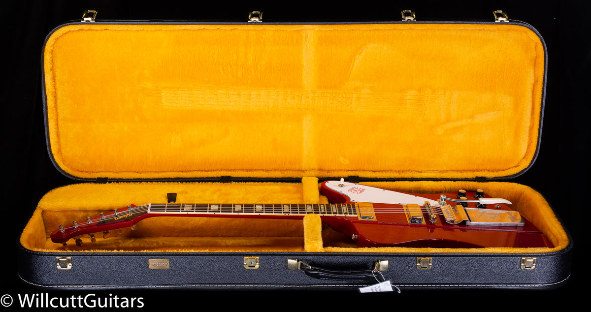 Gibson Custom Shop 1963 Firebird V w/ Maestro Vibrola Murphy Lab Light Aged Cardinal Red (143)