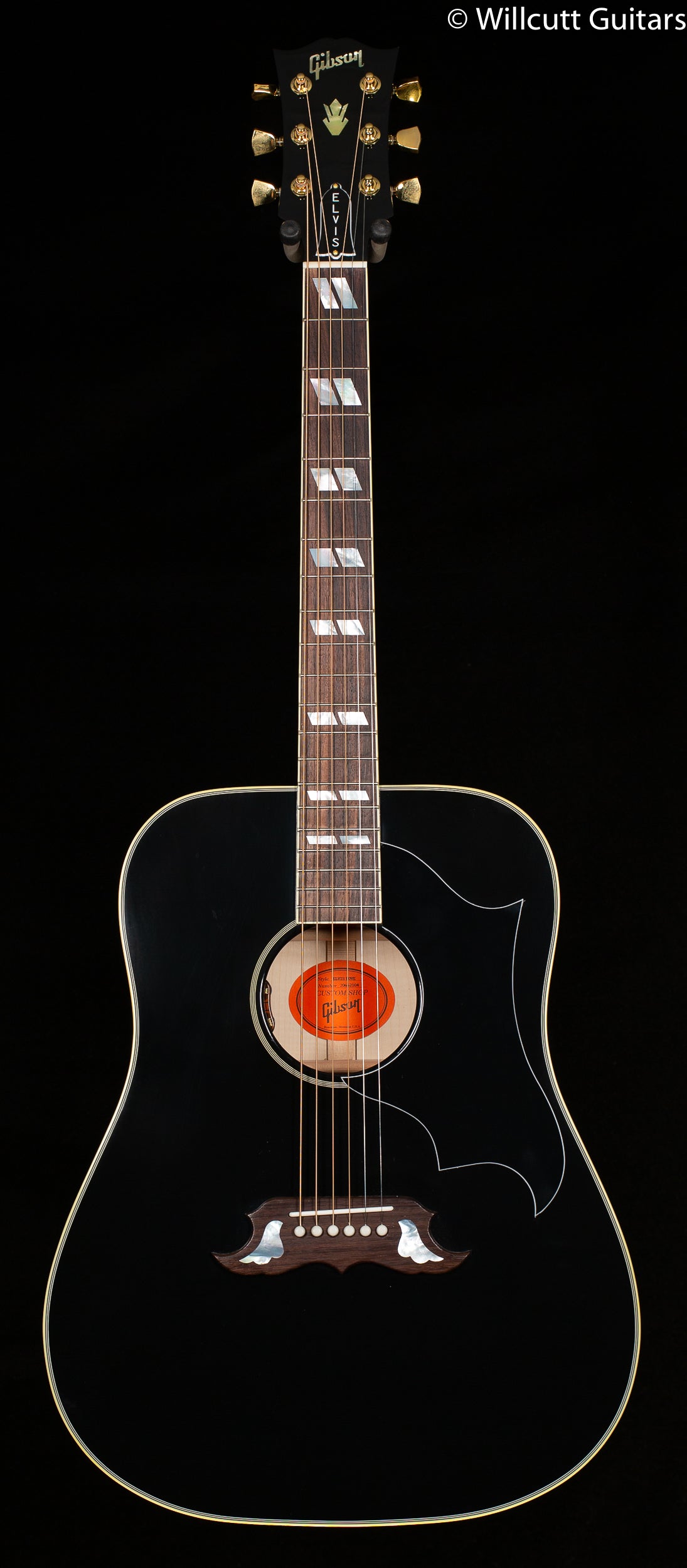 Gibson Elvis Dove Ebony - Willcutt Guitars