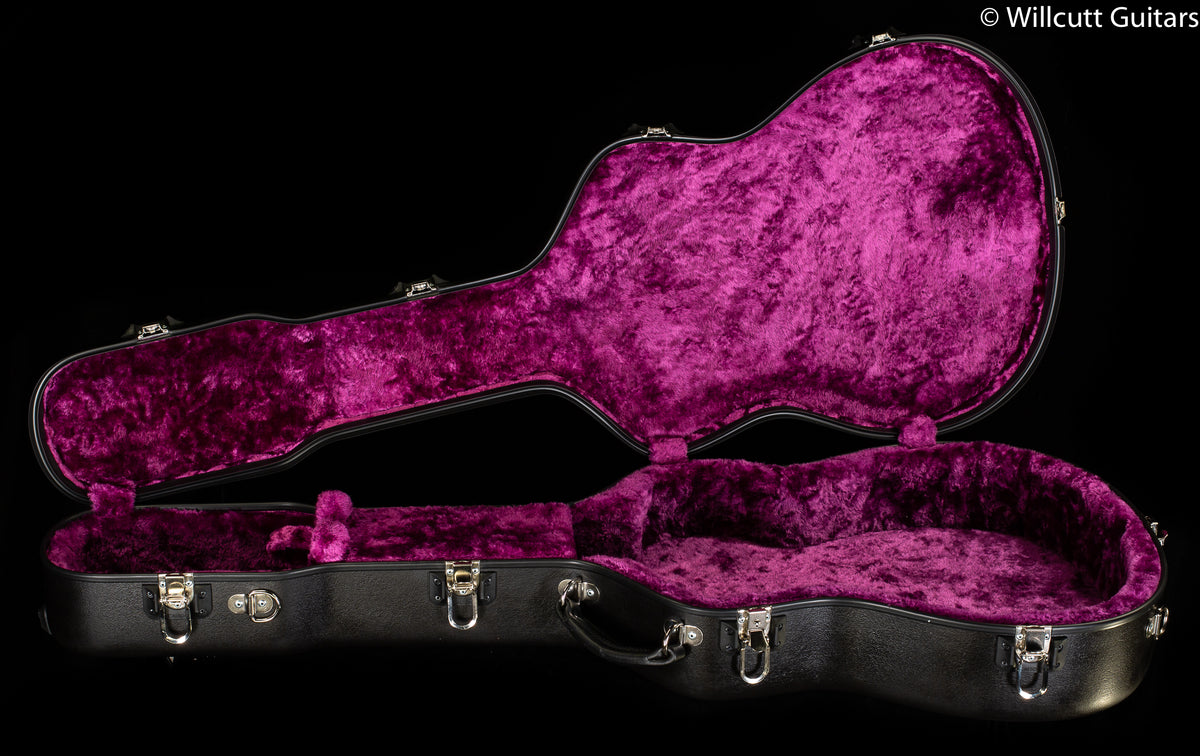 Calton Cases OM/000 Black Exterior/ Purple Interior
