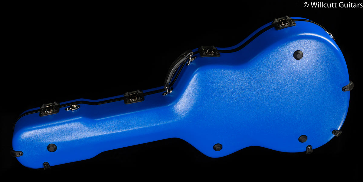 Calton Cases OM/000 Blue Exterior/ Silver Interior