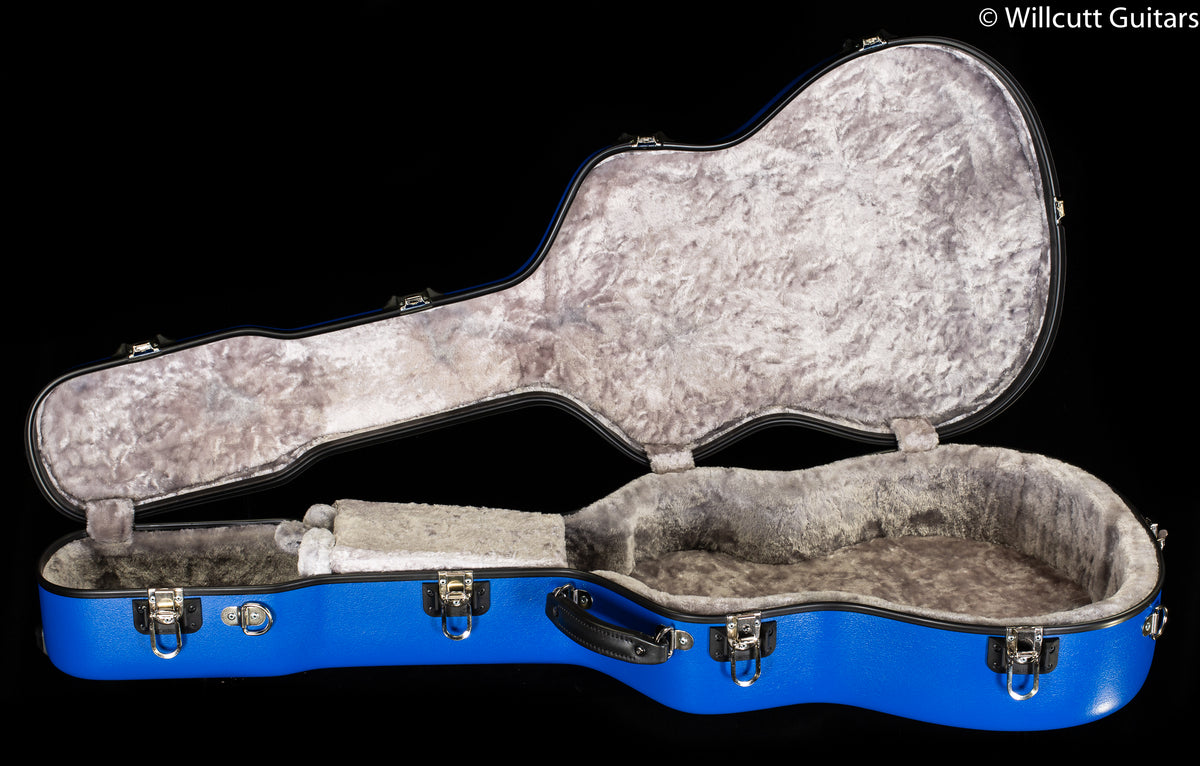 Calton Cases OM/000 Blue Exterior/ Silver Interior