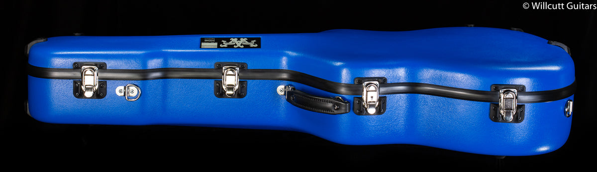 Calton Cases OM/000 Blue Exterior/ Silver Interior