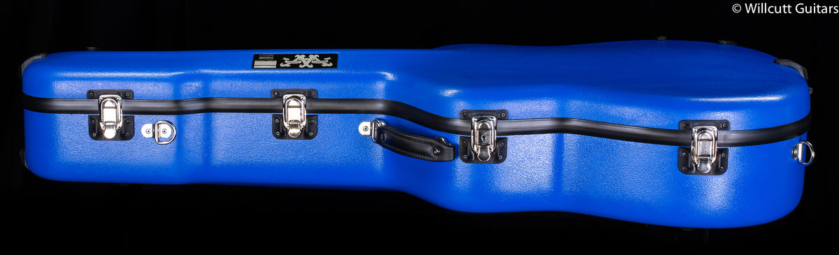 Calton Cases Dreadnought Blue Exterior/ Silver Interior