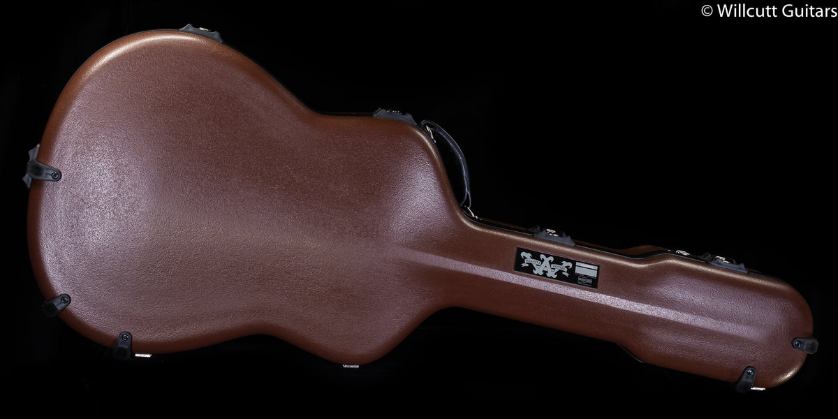 Calton Cases Dreadnought Brown Exterior/ Green Interior