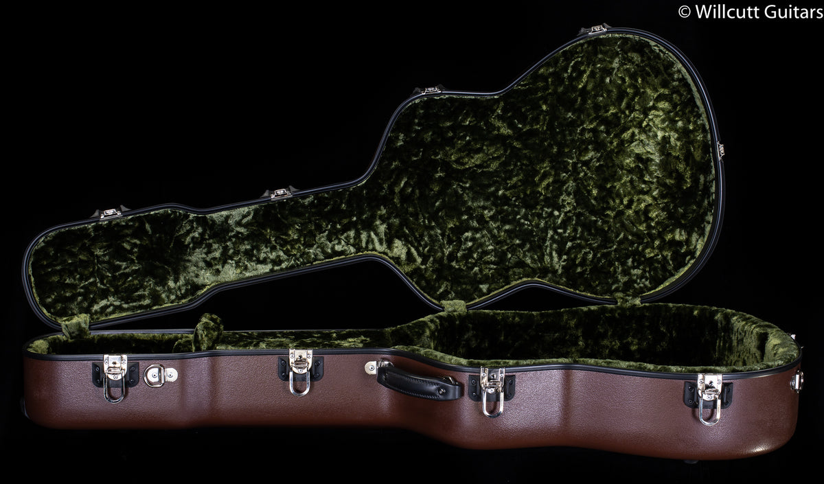 Calton Cases Dreadnought Brown Exterior/ Green Interior