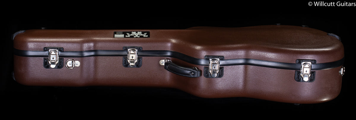 Calton Cases Dreadnought Brown Exterior/ Green Interior