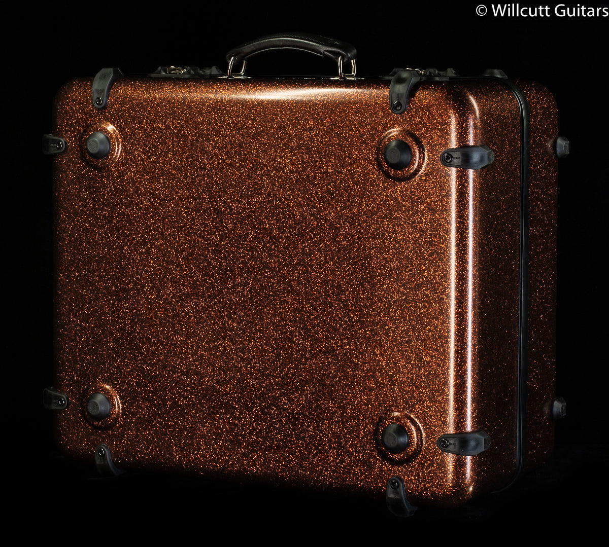 Calton Cases Pedal Board Case, Bronze Sparkle Exterior/ Black Interior