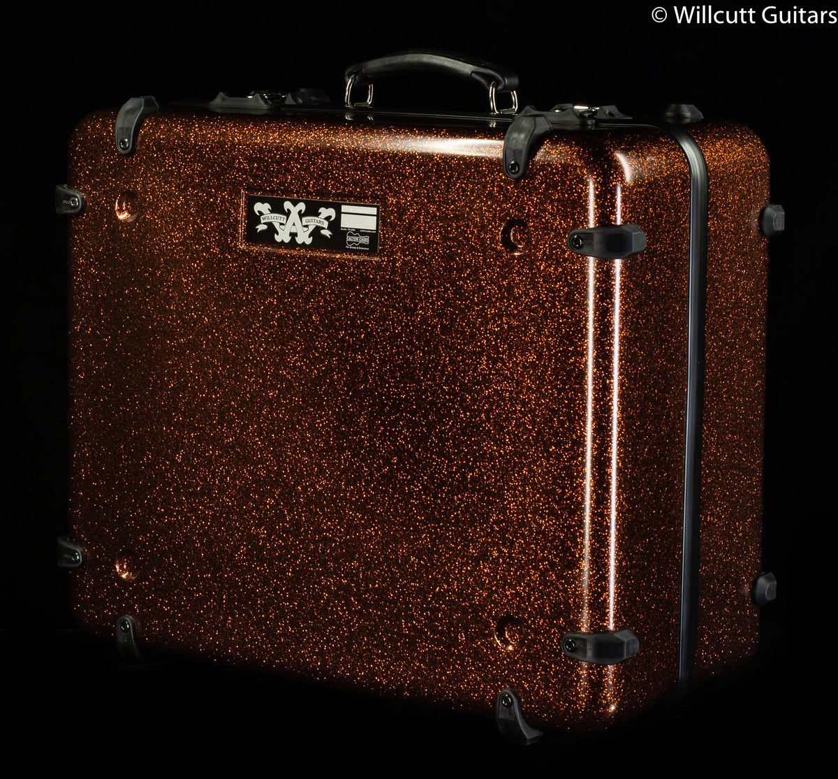 Calton Cases Pedal Board Case, Bronze Sparkle Exterior/ Black Interior