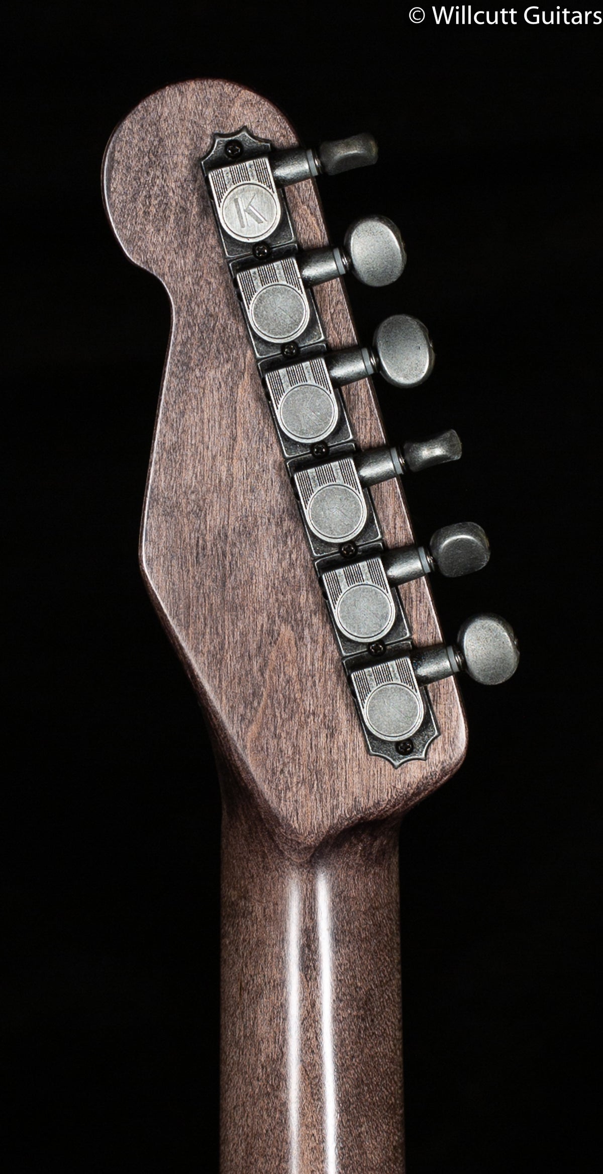 Trussart SteelCaster Antique Silver Deluxe Black Roses Engraved (070)