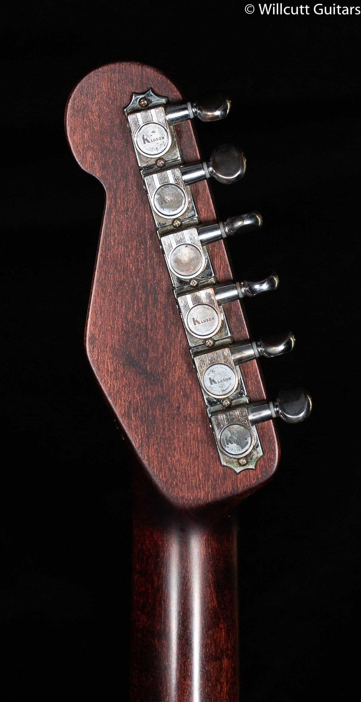 Trussart SteelCaster Rust and Cream Racing Striped B-Bender