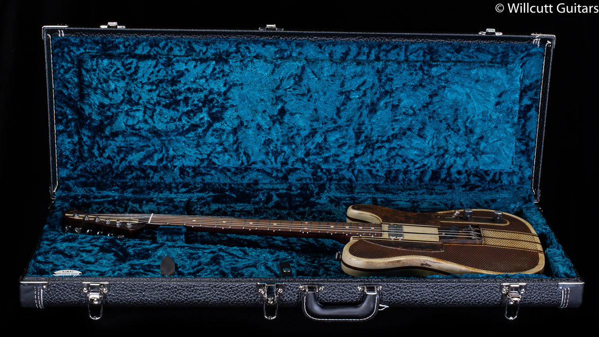 Trussart SteelCaster Rust and Cream Racing Striped B-Bender