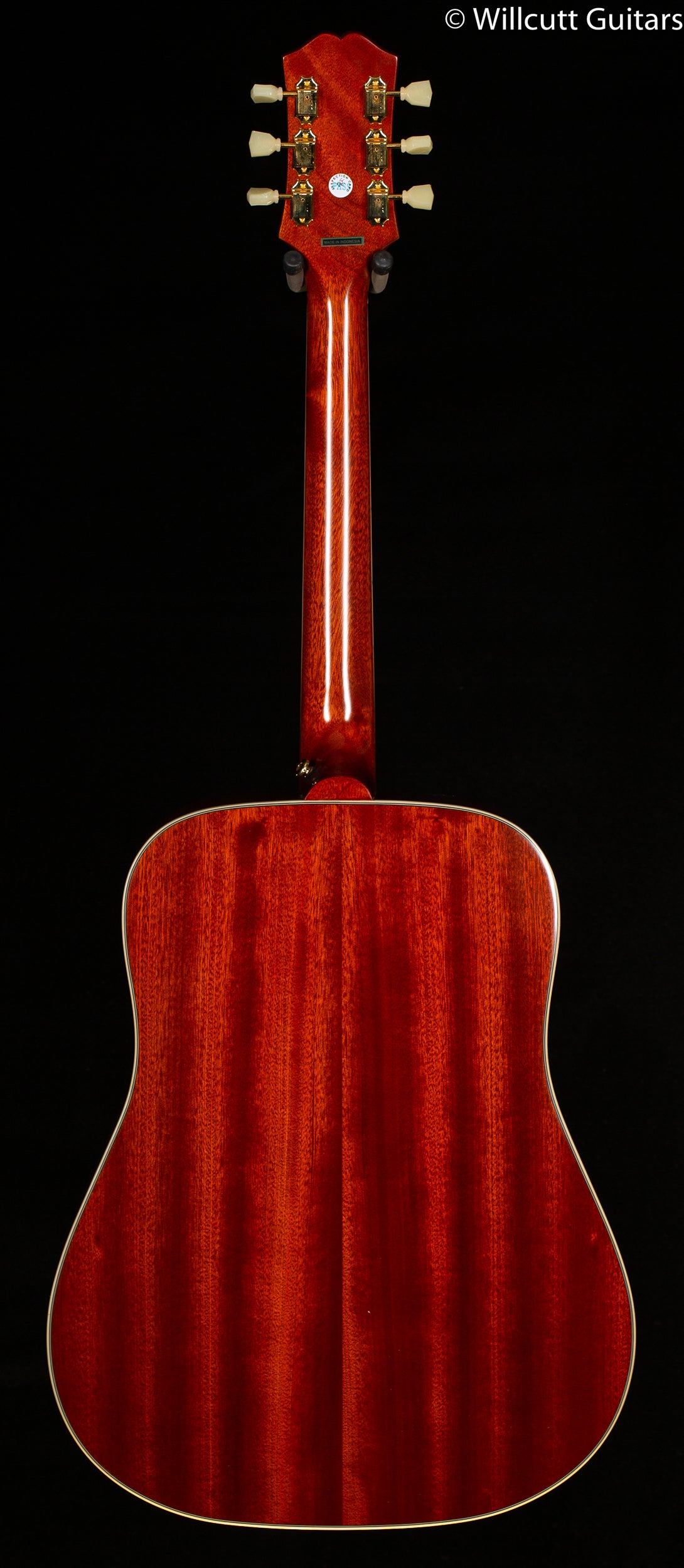 Epiphone Hummingbird All Solid Wood Fishman Sonitone Aged Cherry Sunburst Gloss (437)