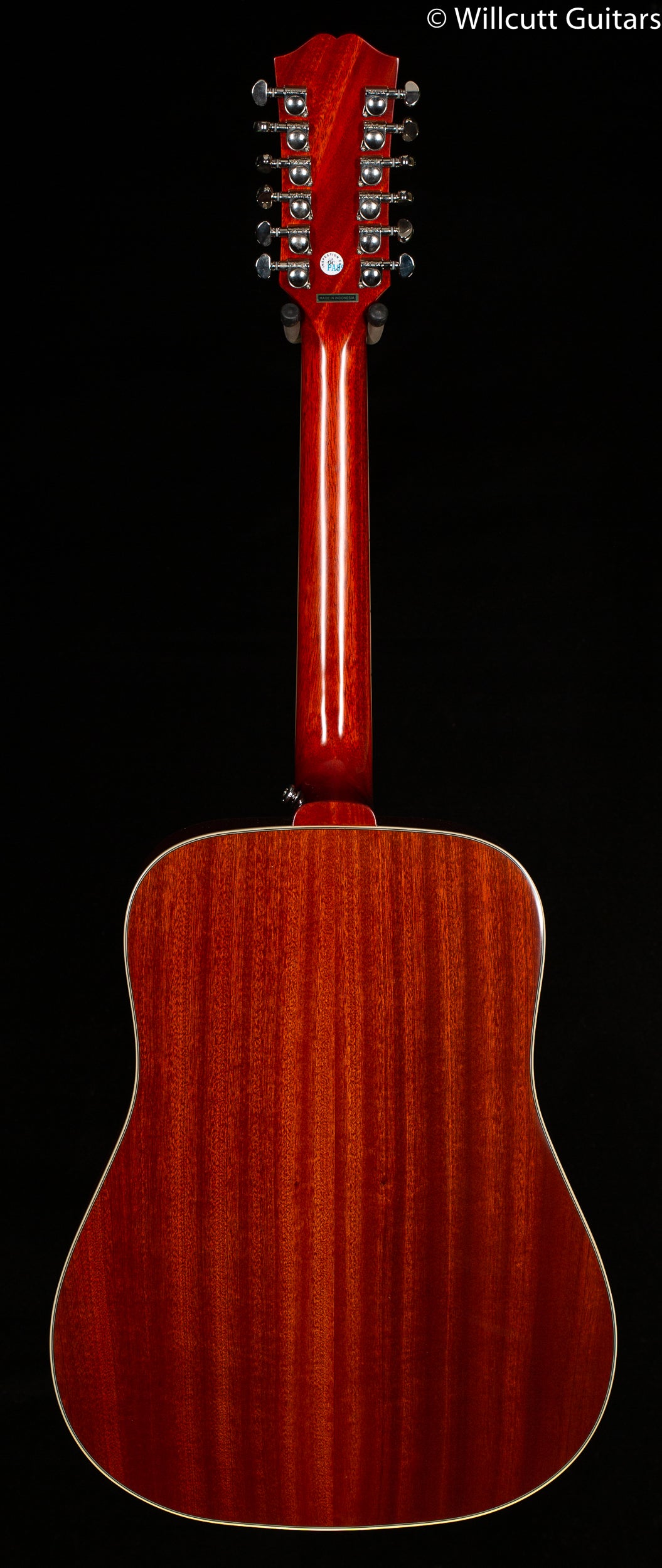 Epiphone Hummingbird 12-String All Solid Wood Fishman Sonitone Aged Cherry Sunburst Gloss (101)