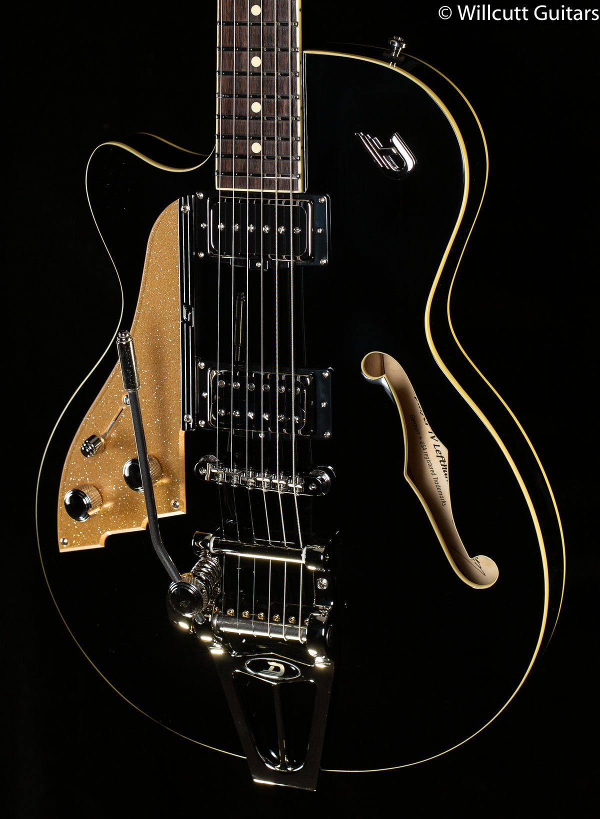 Duesenberg Starplayer TV Black Lefty