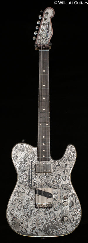 Trussart SteelCaster Antique Silver Paisley Engraved