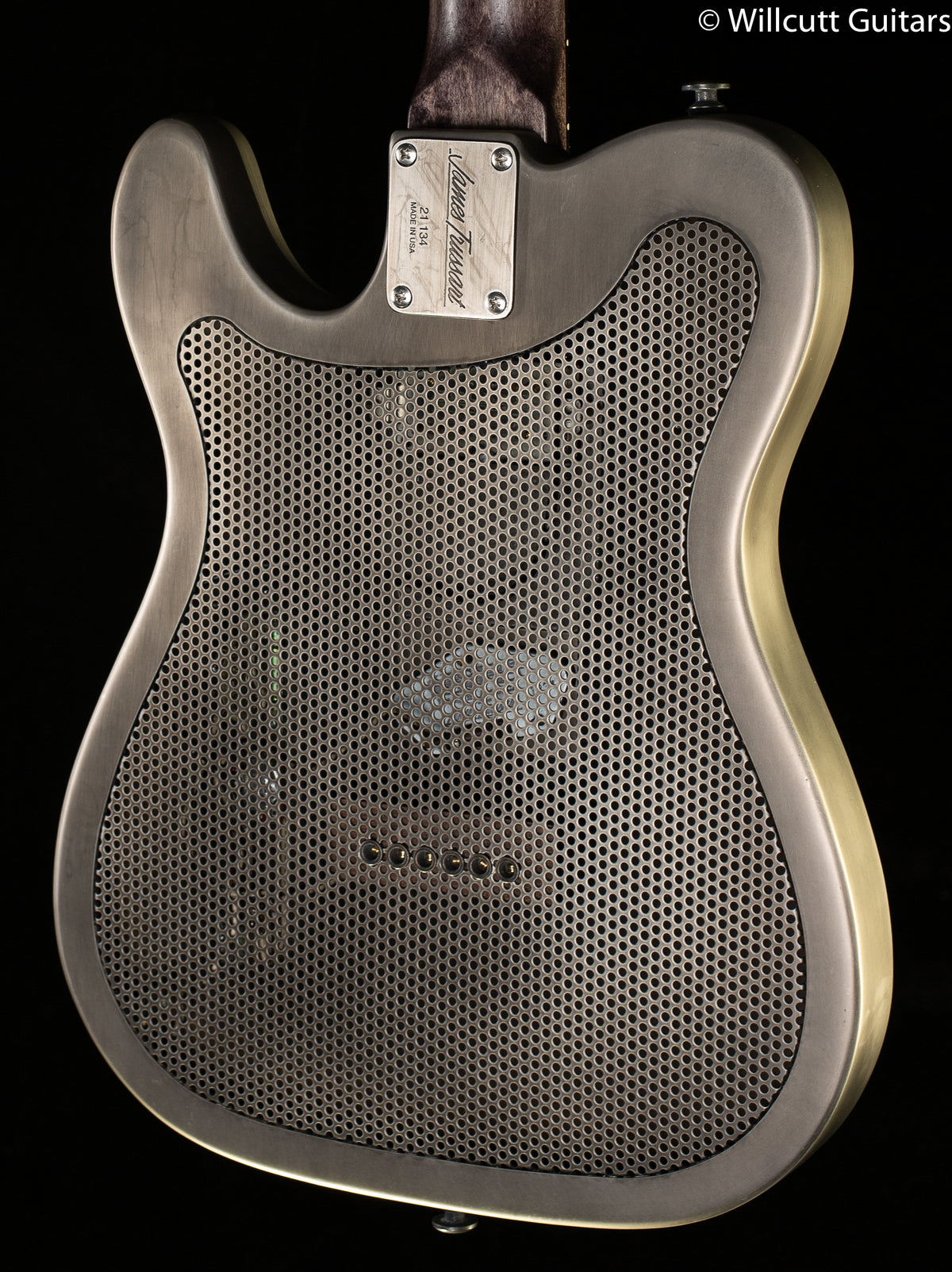 Trussart SteelCaster Antique Silver Paisley Engraved