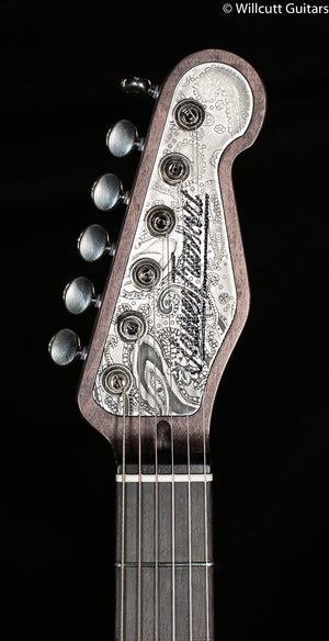 Trussart SteelCaster Antique Silver Paisley Engraved