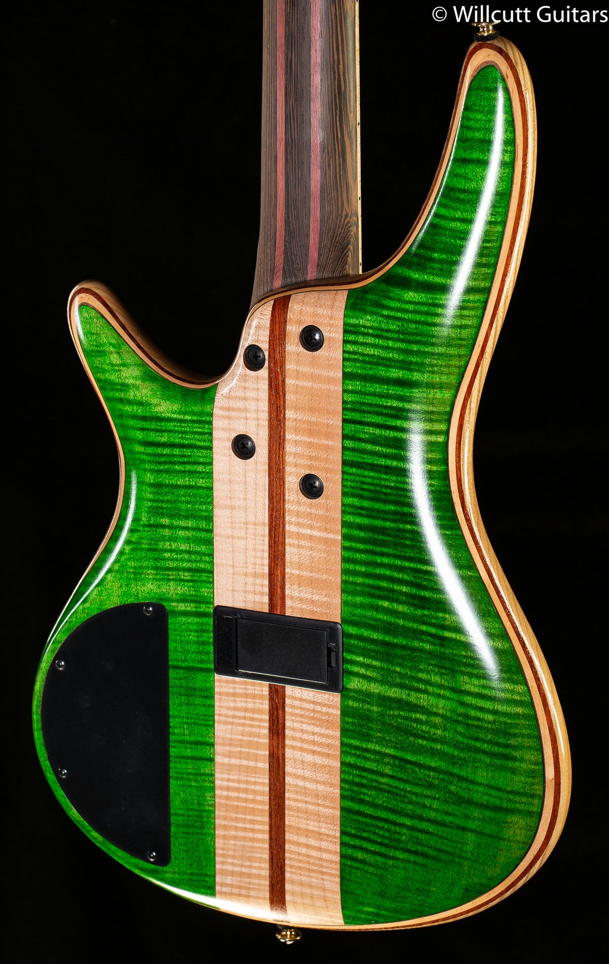 Ibanez Premium SR4FMDX Emerald Green Low Gloss Bass Guitar