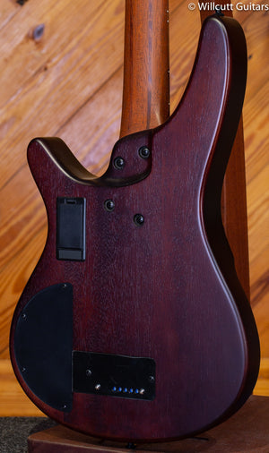 Ibanez SRH505 Natural Brown Burst Flat Fretless Bass Guitar