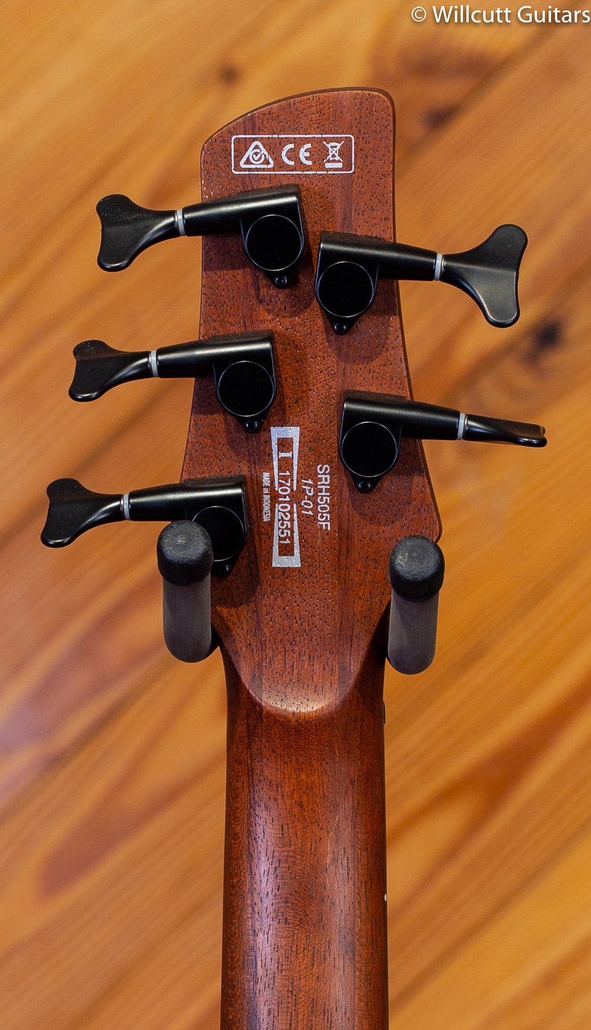 Ibanez SRH505 Natural Brown Burst Flat Fretless Bass Guitar