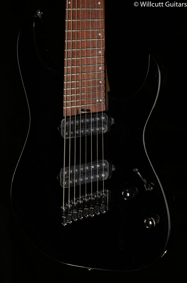 Ibanez RGMS8BK Multi-scale 8-String Black (838) - Willcutt Guitars