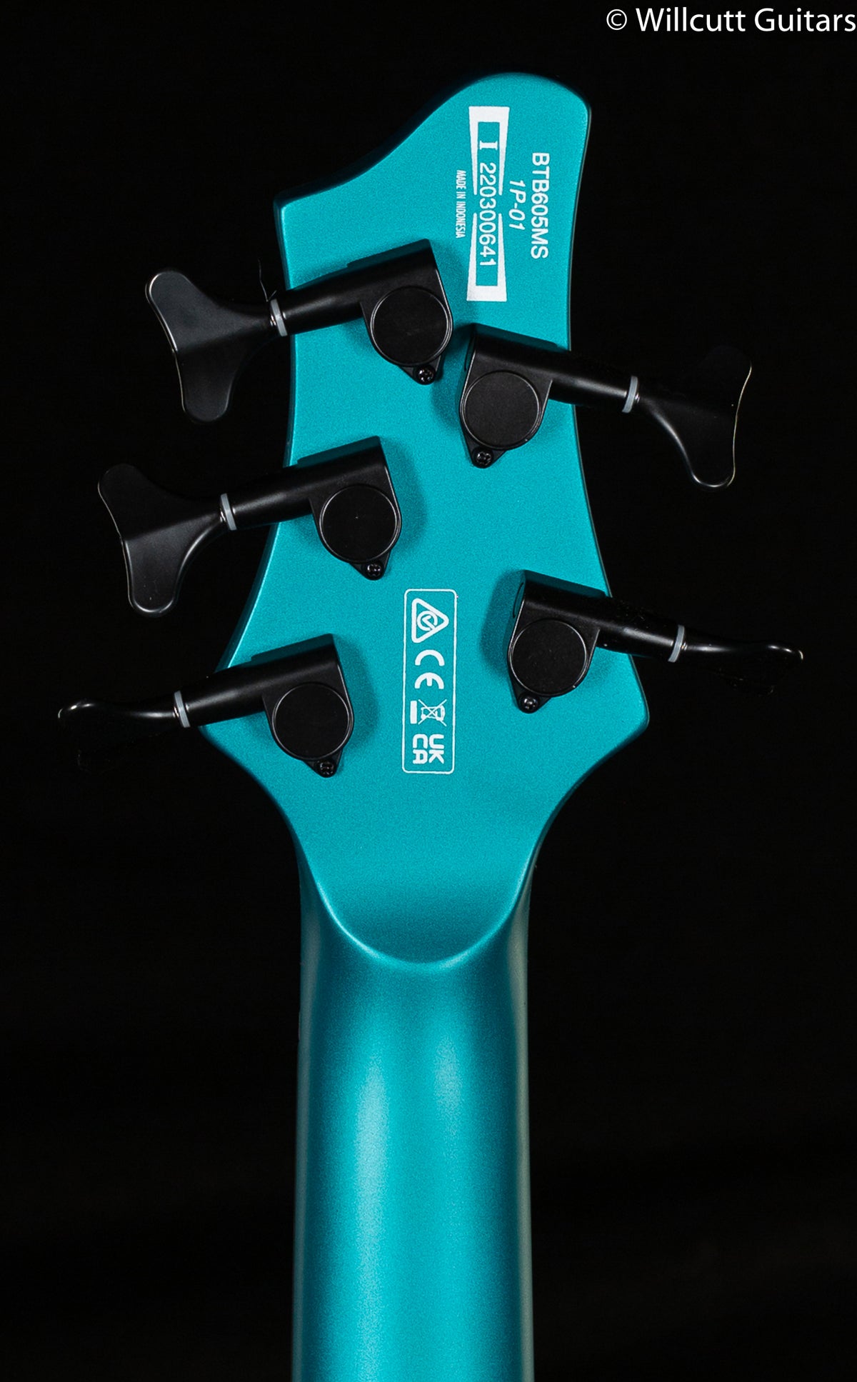 Ibanez BTB605MS Cerulean Aura Burst Bass Guitar (641)