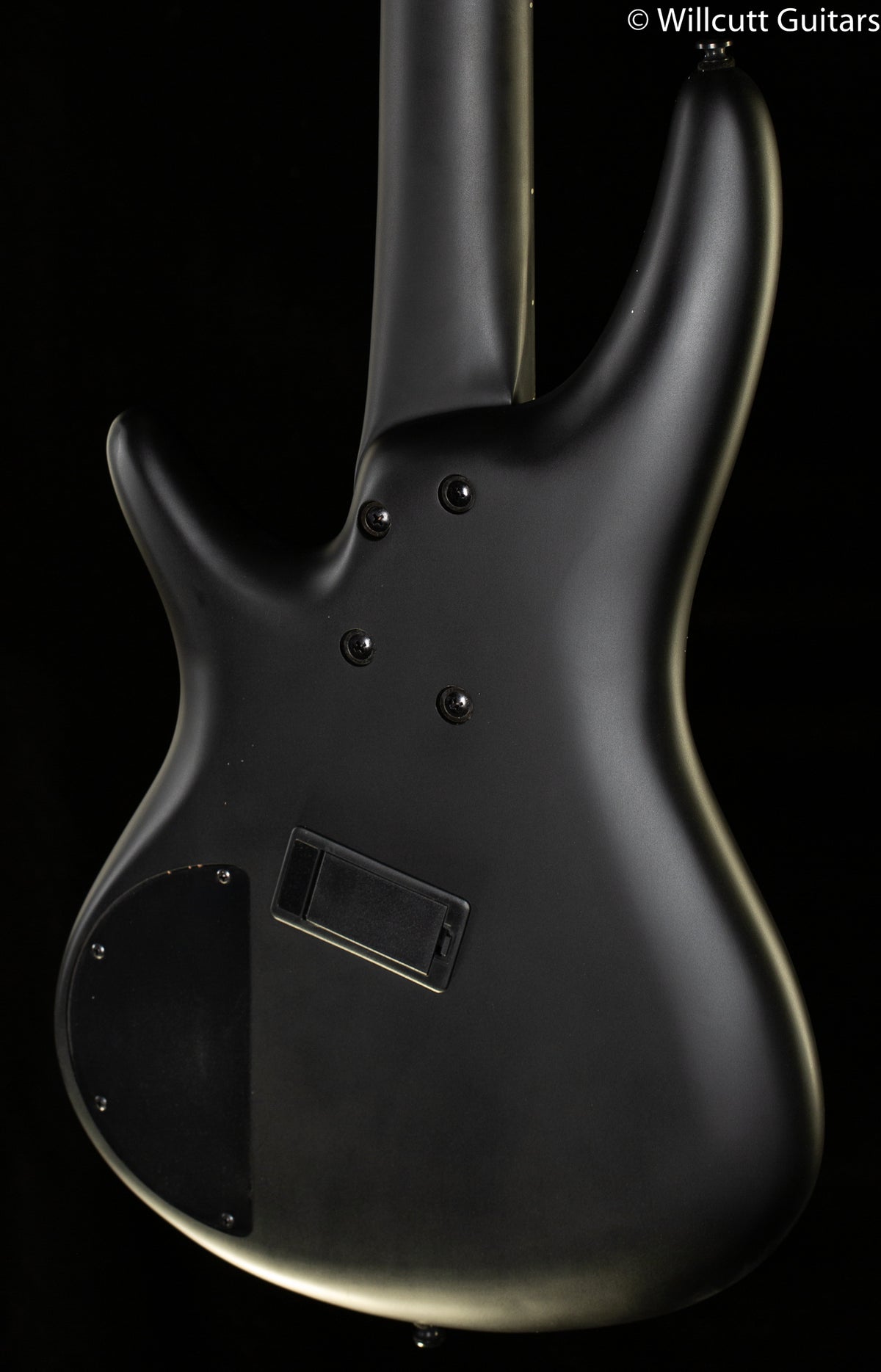 Ibanez Iron Label Bass SRMS625EX Black Flat Bass Guitar (981)