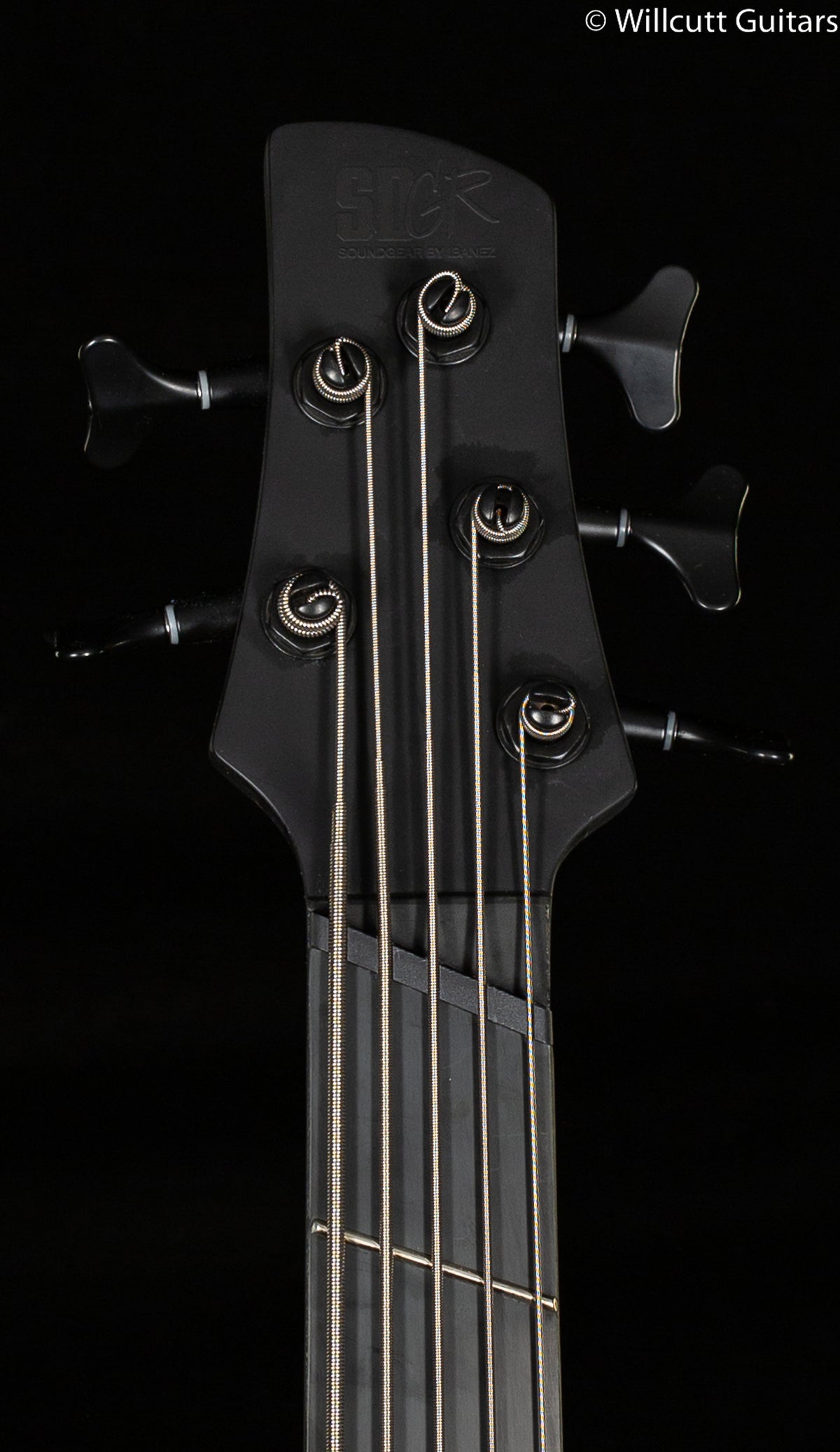 Ibanez Iron Label Bass SRMS625EX Black Flat Bass Guitar (981)