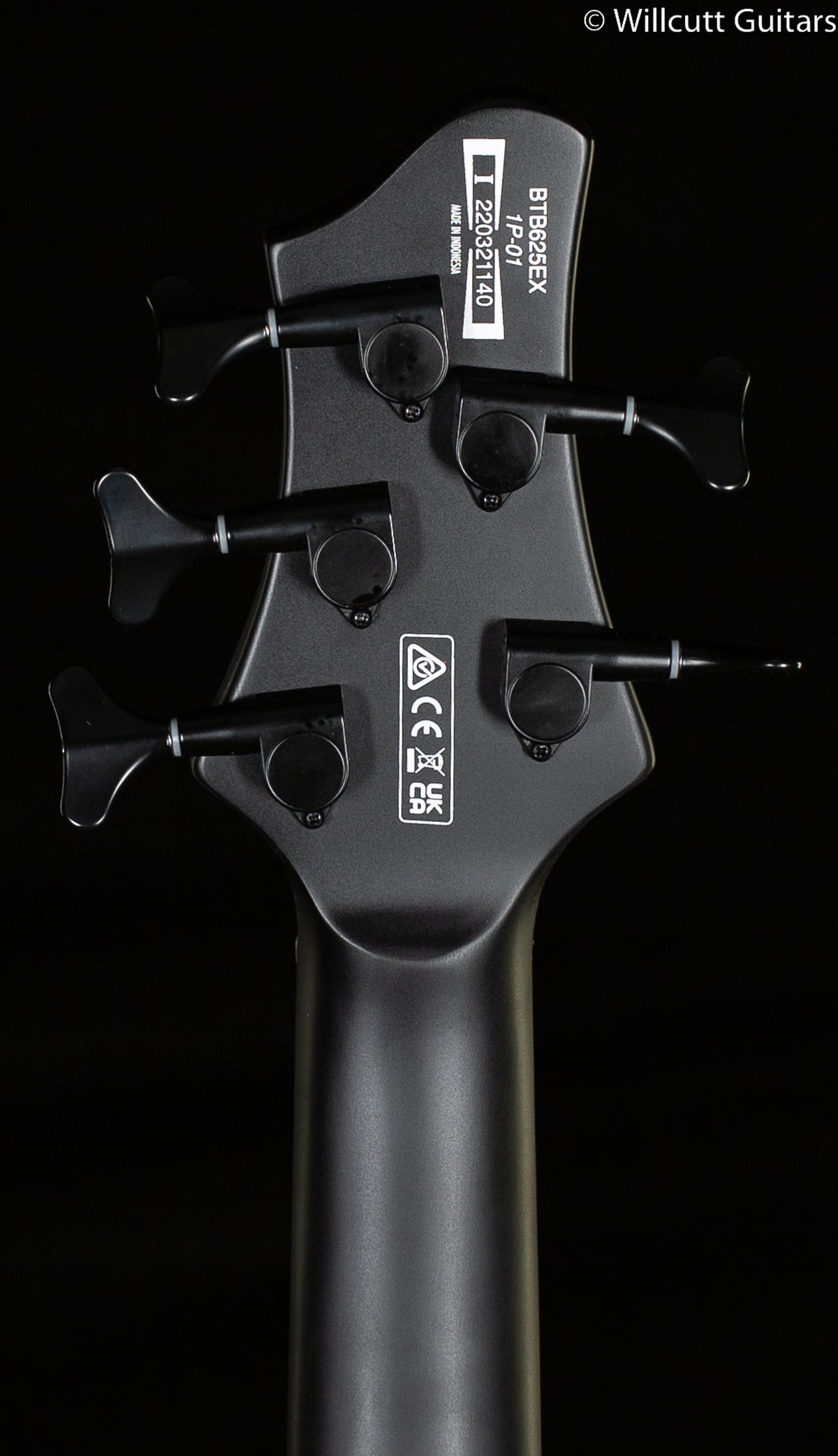 Ibanez Iron Label BTB625EX Black Flat (140)