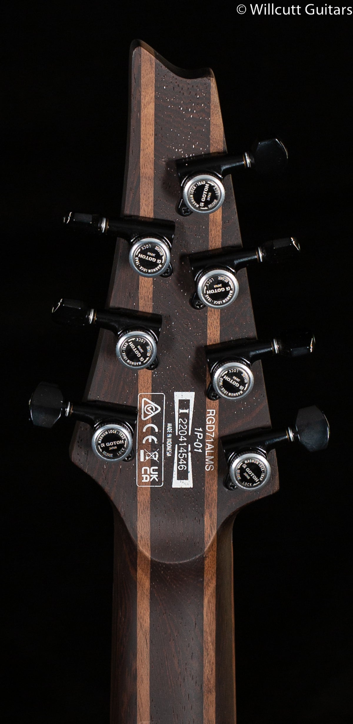 Ibanez Axion Label RGD71ALMS Black Aurora Burst (546)