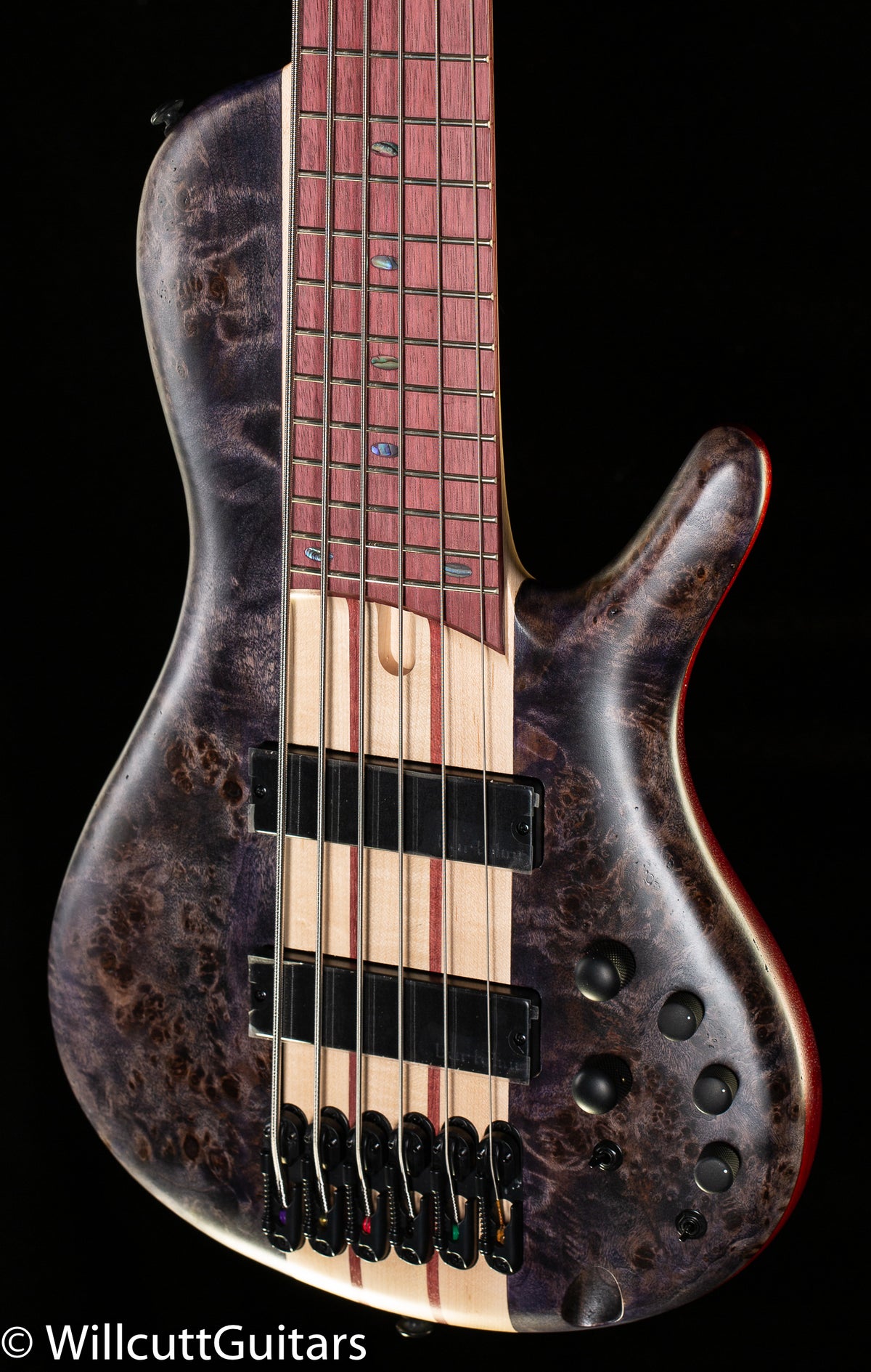 Ibanez Bass Workshop SRSC806 Deep Twilight Flat Bass Guitar