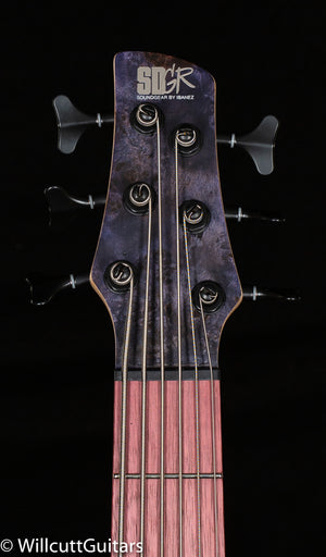 Ibanez Bass Workshop SRSC806 Deep Twilight Flat Bass Guitar
