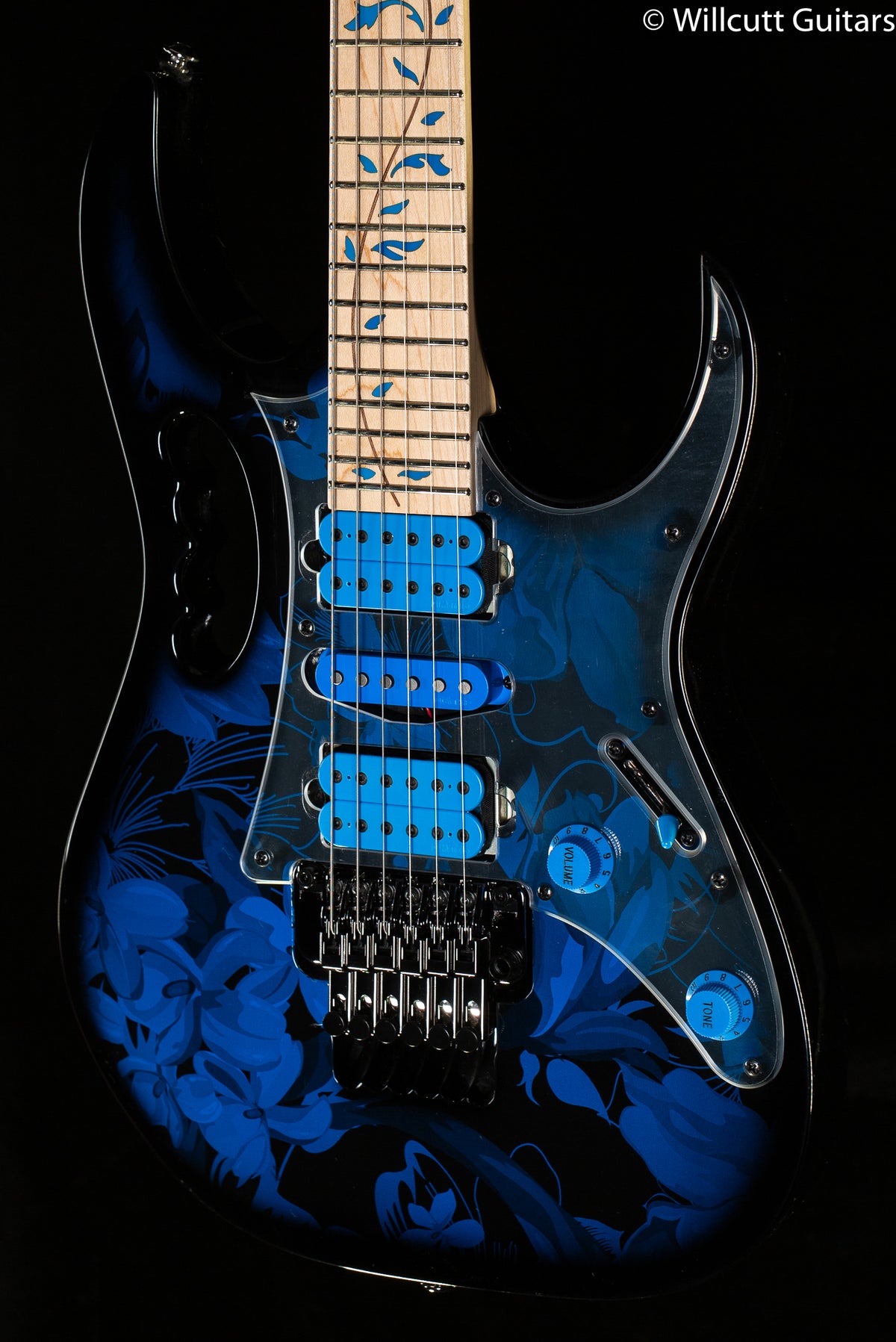 Ibanez Steve Vai Signature JEM77P Blue Floral Pattern (668)