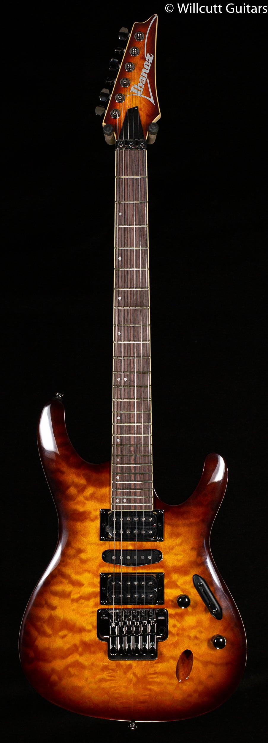 Ibanez S670QM Dragon Eye Burst (503) - Willcutt Guitars