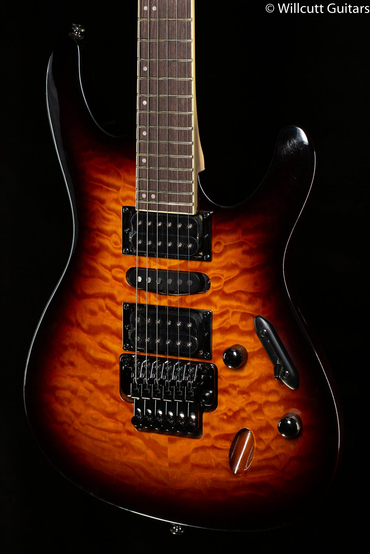 Ibanez S670QM Electric Guitar Dragon Eye Burst (721)